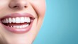 © Nattapol - Smiling woman close-up studio portrait bright positive vibe