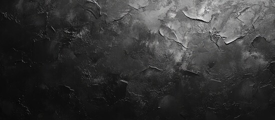 Leinwandbilder - Dark gray abstract textured stucco wall with rough surface and subtle variations creating a moody backdrop ideal for copy space.