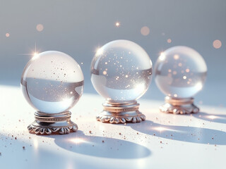 Wall Mural - magic ball, accessory of wizard, fantasy element for design. predictions, witchcraft. cover of a mag
