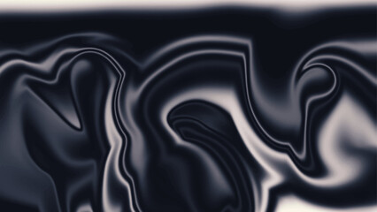 Canvas Print - liquid dynamic gradient color waves.digital blurred dark gray background with spread liquify flow fo