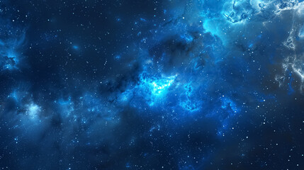 Wall Mural - Blue space background