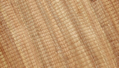 Poster - woven bamboo texture background for design, natural eco-friendly pattern with diagonal basket weave, perfect for interiors and crafting

