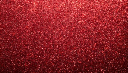 Aufkleber - shimmering red glitter texture with sparkling bokeh effect, festive luxury background for holiday design, decoration, card


