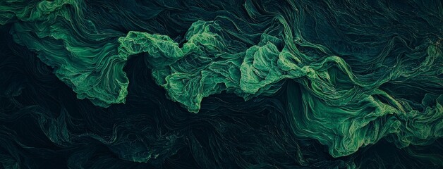 Wall Mural - dark green blue grainy gradient background black abstract backdrop noise texture webpage header wide