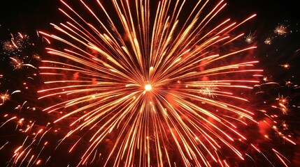 Aufkleber - Spectacular Fireworks Display Burst of Colorful Explosions in Night Sky : Generative AI