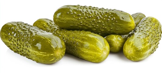 Poster - Freshly Picked Organic Cucumbers Piled Together with Natural Texture : Generative AI