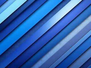 Fototapete - Vibrant Gradients of Blue in Diagonal Stripes for Modern Design and Aesthetic Appeal : Generative AI
