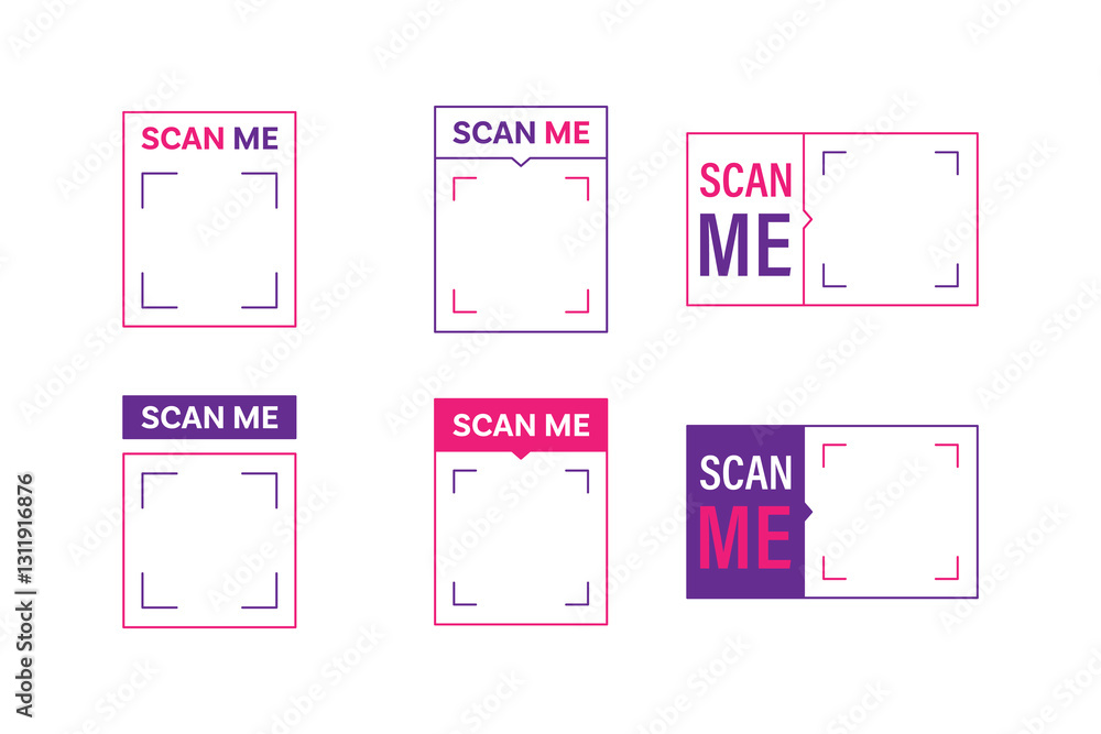 Scan me icon. Suitable for marketing materials, websites, print media ...