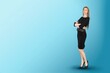 © BillionPhotos.com - Full body happy young woman. Lifestyle concept