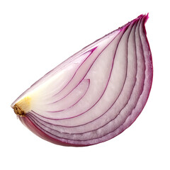 Wall Mural - High-Resolution Fresh Onion Slice PNG Image on Transparent Background