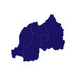 © Yanochka - Rwanda Map vector illustration. Rwanda Map silhouette