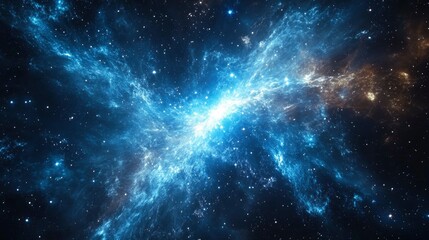 Wall Mural - Celestial Nebula Cosmic Energy and Star Formation