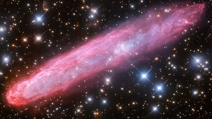 Wall Mural - celestial wonder the pink cigar galaxy (messier 82) in stunning detail