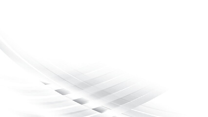 Wall Mural - abstract white and gray color, modern design stripes background with geometric shape and straight li