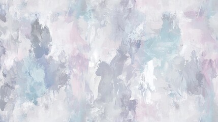Wall Mural - a soft abstract pattern with pastel hues, incorporating dusty gray, silver, and light blue tones