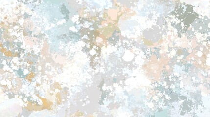 Wall Mural - a soft abstract pattern with pastel hues, incorporating dusty gray, silver, and light blue tones