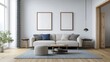 © uu - Modern Minimalist Living Room Interior Design