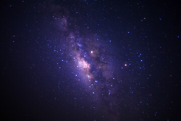Wall Mural - clearly milky way galaxy with stars and space dust in the universe
