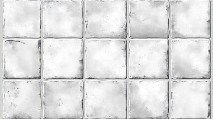 Wall Mural - Urban Flat Tile Surface Sketch with Clean and Simple Design for Background or Texture Use in Graphic Projects