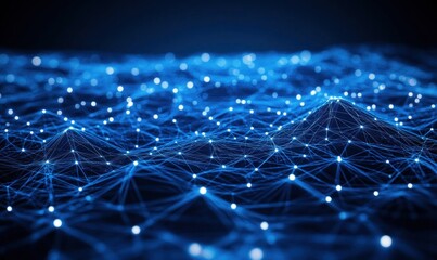 Abstract network technology background