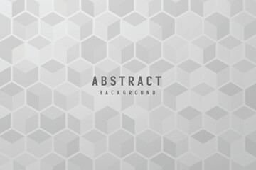 grey cubic honeycomb pattern background texture for digital design