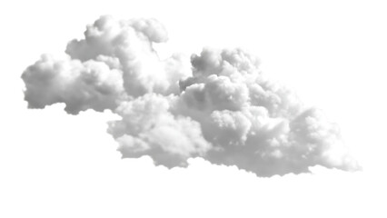 Wall Mural - white cloud isolated on white background.png