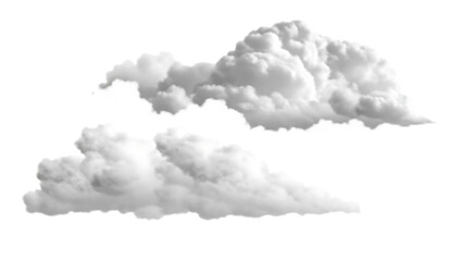 Wall Mural - white cloud isolated on white background.png
