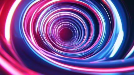Aufkleber - An abstract animation features a seamless loop with vibrant color refraction effects, set against a dynamic background.