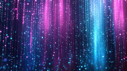 Aufkleber - An abstract digital background featuring glowing circuits and interconnected lines, symbolizing advanced technology and connectivity.