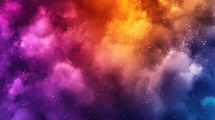 Wall Mural - colorful nebula space background