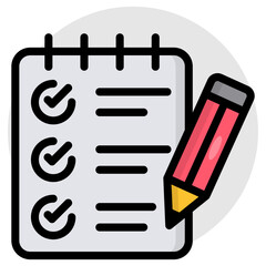 Wall Mural - Perfect design icon of shopping list 