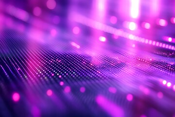 Wall Mural - abstract glowing purple digital technology background