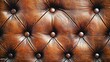 © Phuwameth - Vintage brown leather upholstery texture featuring rustic tufted buttons creating an antique background ambiance for elegant interior design inspiration