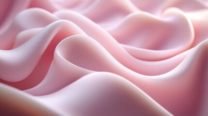 Wall Mural - pink fabric waves, textured surface, abstract background