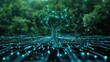 © arsya - Digital Tree of Life, Nature Meets Technology