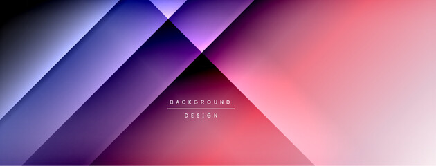 Leinwandbilder - Light shadow lines dynamic gradient background