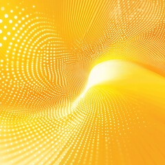 Poster - Vibrant Sunlit Abstract Background with Soft Waves and Dots Creating a Modern Artistic Feel : Generative AI
