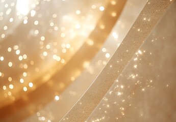 Poster - Artistic closeup of soft shimmering bokeh lights creating a dreamy ethereal background texture : Generative AI