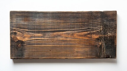 Poster - Textured wooden board with natural imperfections and rustic charm : Generative AI
