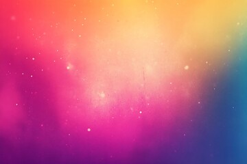 Fototapete - Vibrant gradient background featuring a beautiful blend of pink and yellow hues with speckles for a dreamy effect : Generative AI