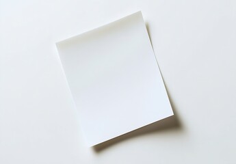 Fototapete - Blank white paper sheet on a soft surface ready for design or artistic work and creativity : Generative AI