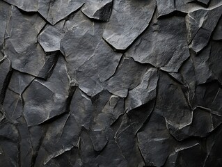Aufkleber - Close up of rugged rock surface presenting unique textures and layered designs ideal for artistic backgrounds : Generative AI