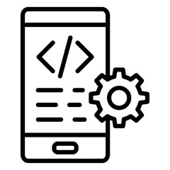 Mobile Development Icon