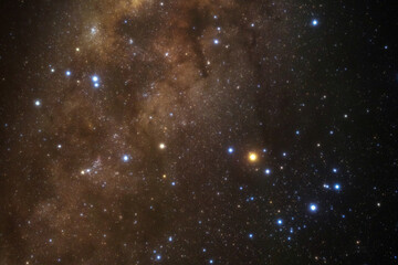 Wall Mural - clearly milky way galaxy with stars and space dust in the universe