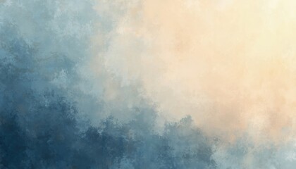 Aufkleber - Slate blue and warm color blend with grunge texture. Modern banner background with stylish color transition for presentation backdrop, web design projects. Brush stroke paint effect.