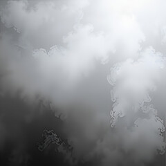Wall Mural - fog in the forest