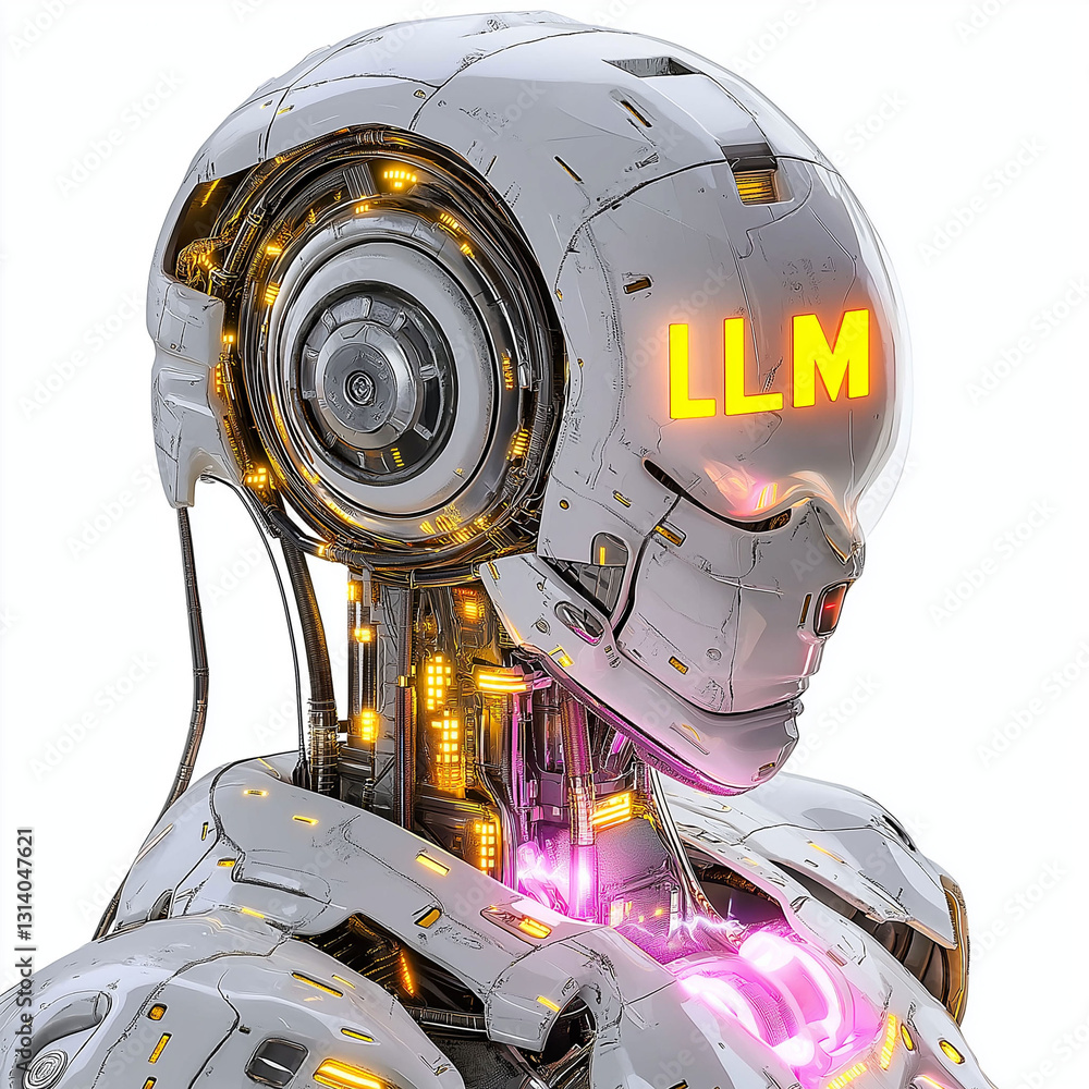 LLM. Large Language Model. Machine learning. AI training. Deep learning ...