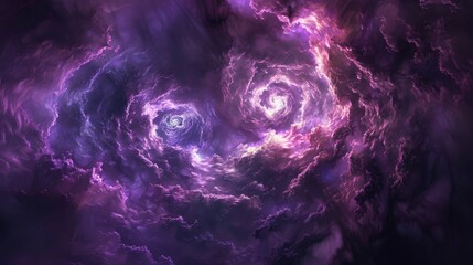 Wall Mural - Abstract black hole with a glowing event horizon, Abstract black hole in the cosmos with a supernova explosion.