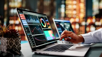 Aufkleber - Business Data Analytics Dashboard