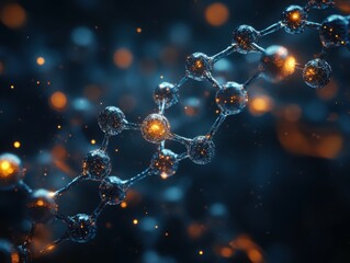 Molecular structure network particle connection energy science technology atoms chemistry